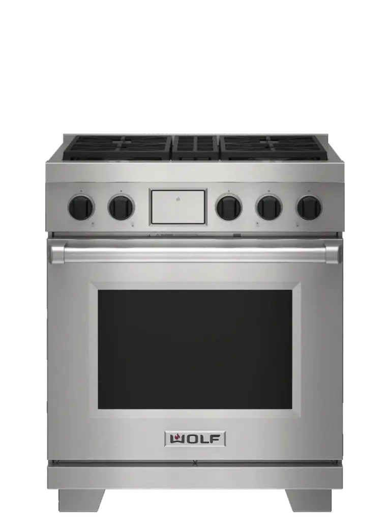 30" Dual Fuel Range - 4 Burners