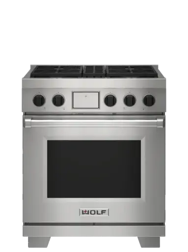 30" Dual Fuel Range - 4 Burners
