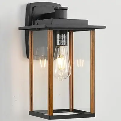 Outdoor Wall Sconce, Large Exterior Wall Lighting, LED Outdoor Porch Wall Light Fixtures